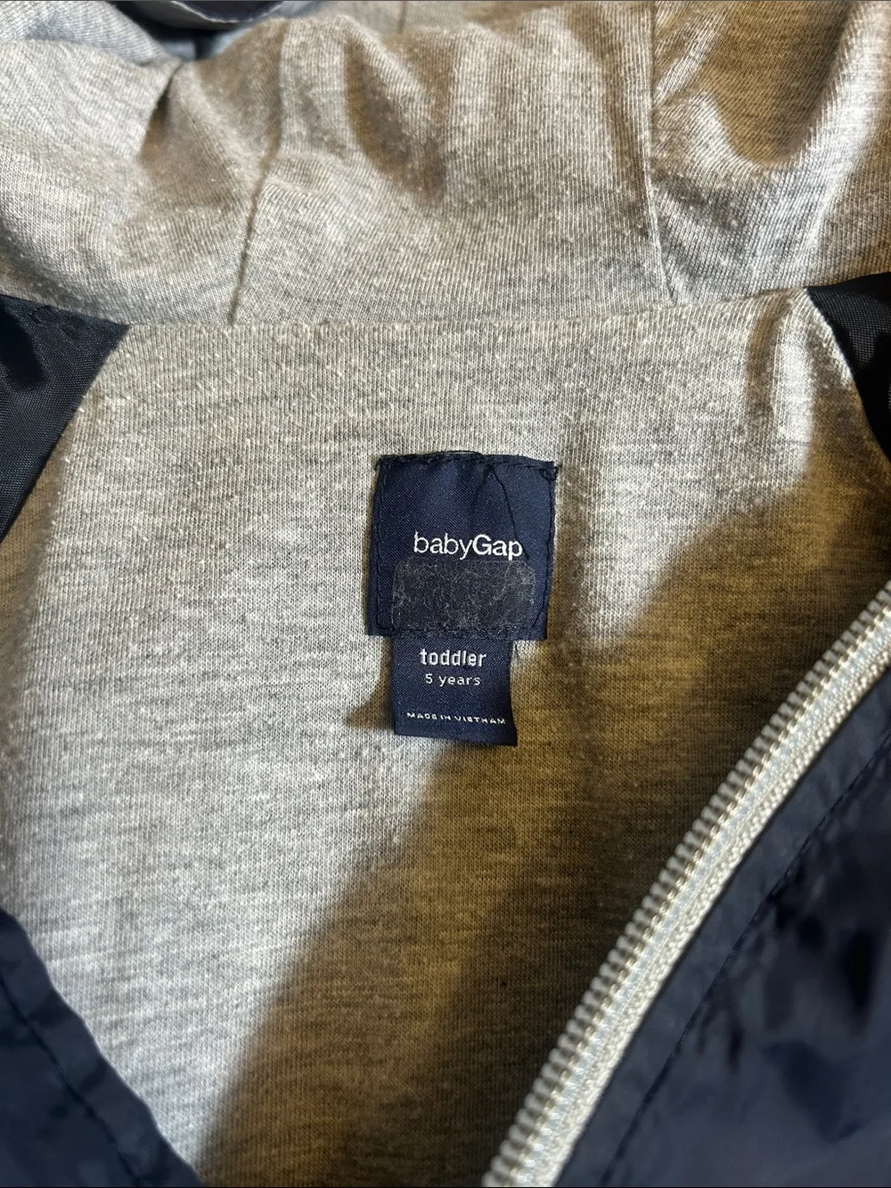 Baby Gap Jersey Lined Windbreaker Jacket Toddler Size 5T.